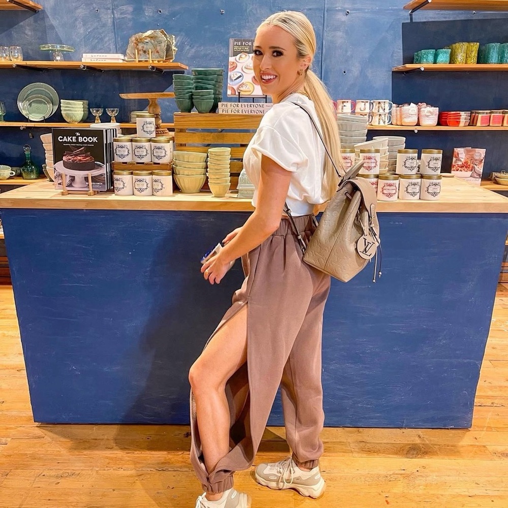 Lovers + Friends Slit Sweat Pant